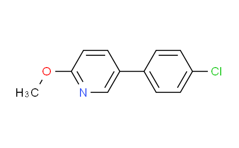 CAS No. 1198416-70-4, 5-(4-Chlorophenyl)-2-methoxypyridine