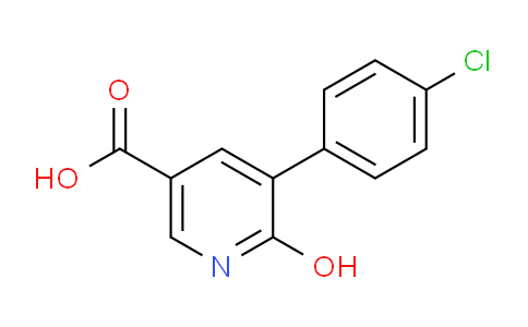 CAS No. 1262010-75-2, 5-(4-Chlorophenyl)-6-hydroxynicotinic acid