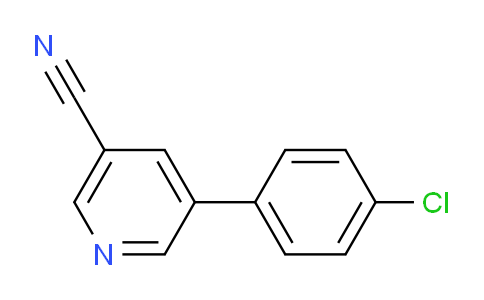 CAS No. 1267613-64-8, 5-(4-Chlorophenyl)nicotinonitrile