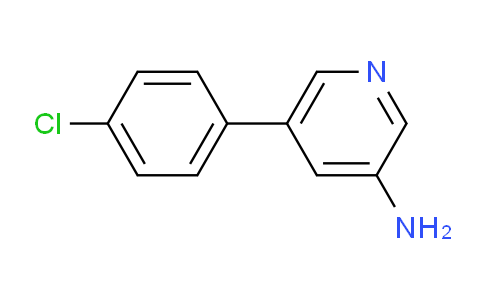 CAS No. 1226177-39-4, 5-(4-Chlorophenyl)pyridin-3-amine