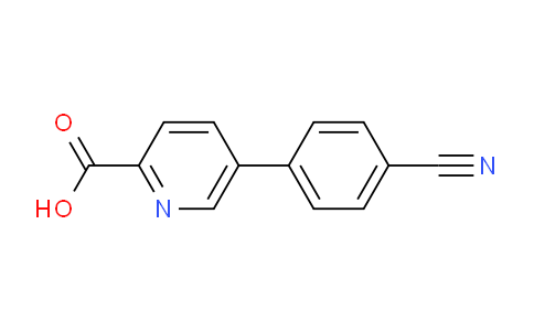 CAS No. 648898-17-3, 5-(4-Cyanophenyl)picolinic acid