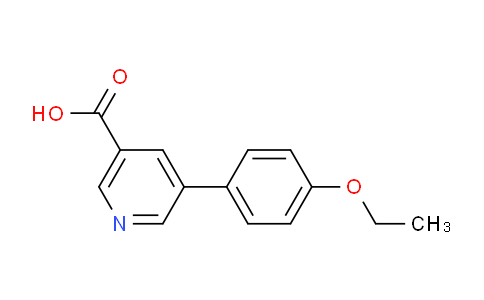 CAS No. 1048307-98-7, 5-(4-Ethoxyphenyl)nicotinic acid