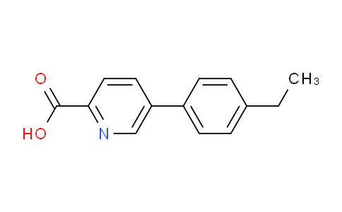 CAS No. 1226265-49-1, 5-(4-Ethylphenyl)-picolinic acid