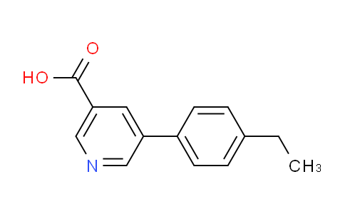 CAS No. 1048308-04-8, 5-(4-Ethylphenyl)nicotinic acid