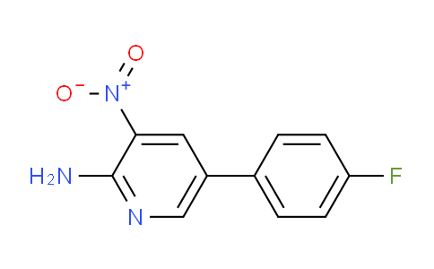 CAS No. 640271-51-8, 5-(4-Fluorophenyl)-3-nitropyridin-2-amine