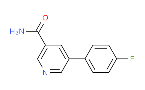 CAS No. 1356110-50-3, 5-(4-Fluorophenyl)nicotinamide