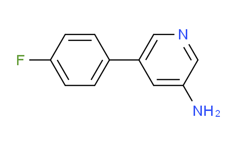 CAS No. 1214380-91-2, 5-(4-Fluorophenyl)pyridin-3-amine