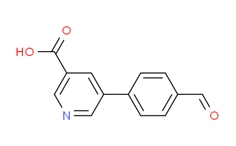 CAS No. 566198-28-5, 5-(4-Formylphenyl)nicotinic acid