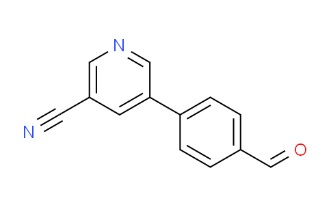 CAS No. 1255574-49-2, 5-(4-Formylphenyl)nicotinonitrile