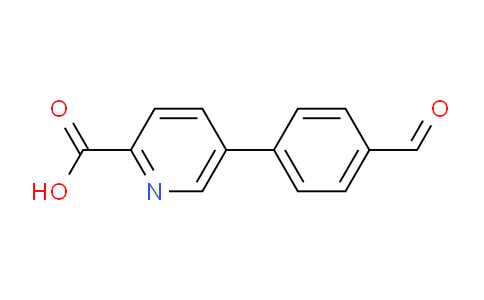 CAS No. 566198-33-2, 5-(4-Formylphenyl)picolinic acid