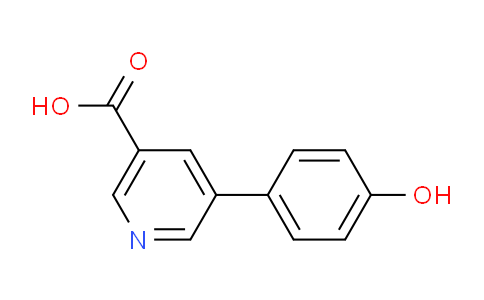 CAS No. 1181566-40-4, 5-(4-Hydroxyphenyl)nicotinic acid