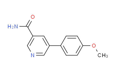 CAS No. 198345-91-4, 5-(4-Methoxyphenyl)nicotinamide