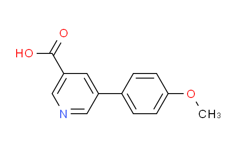 CAS No. 887973-52-6, 5-(4-Methoxyphenyl)nicotinic acid