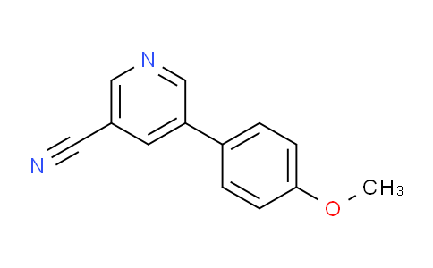 CAS No. 1268095-82-4, 5-(4-Methoxyphenyl)nicotinonitrile