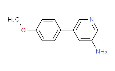 CAS No. 1225522-97-3, 5-(4-Methoxyphenyl)pyridin-3-amine
