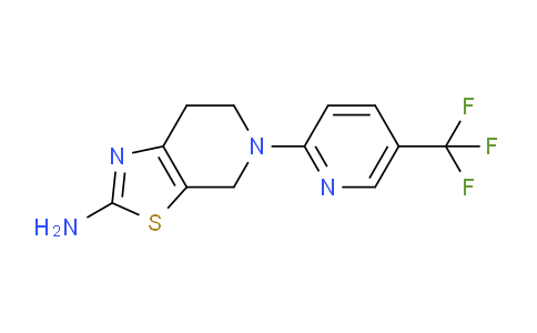 CAS No. 1293290-71-7, 5-(5-(Trifluoromethyl)pyridin-2-yl)-4,5,6,7-tetrahydrothiazolo[5,4-c]pyridin-2-amine