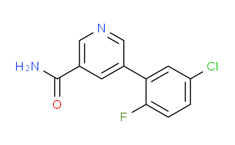 CAS No. 1346692-11-2, 5-(5-Chloro-2-fluorophenyl)nicotinamide