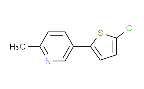 CAS No. 323594-95-2, 5-(5-Chlorothiophen-2-yl)-2-methylpyridine