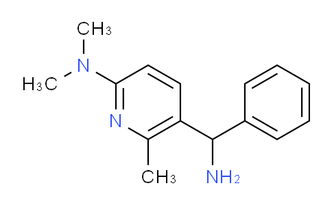 CAS No. 1355188-89-4, 5-(Amino(phenyl)methyl)-N,N,6-trimethylpyridin-2-amine