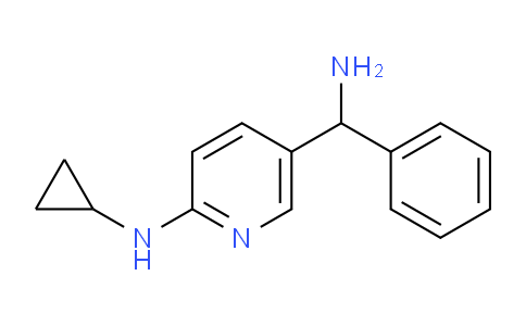 CAS No. 1355217-65-0, 5-(Amino(phenyl)methyl)-N-cyclopropylpyridin-2-amine