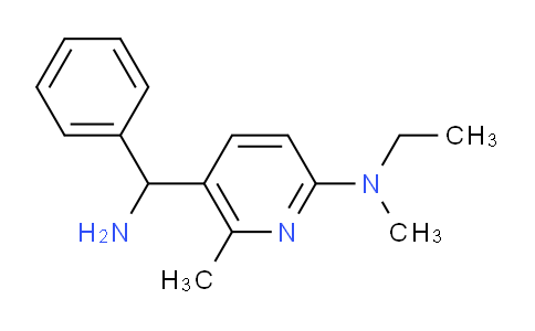 CAS No. 1355230-98-6, 5-(Amino(phenyl)methyl)-N-ethyl-N,6-dimethylpyridin-2-amine