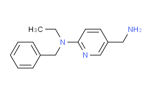 CAS No. 1152523-44-8, 5-(Aminomethyl)-N-benzyl-N-ethylpyridin-2-amine