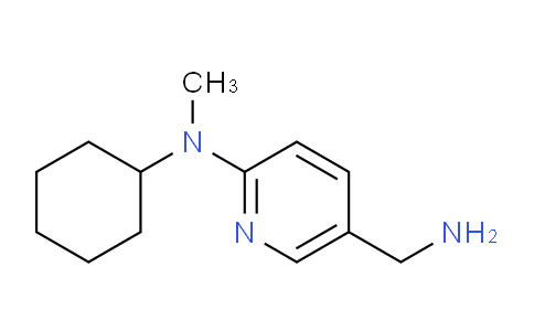 CAS No. 953719-20-5, 5-(Aminomethyl)-N-cyclohexyl-N-methylpyridin-2-amine