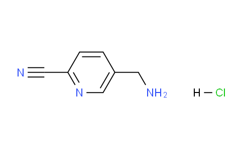 CAS No. 182159-40-6, 5-(Aminomethyl)picolinonitrile hydrochloride