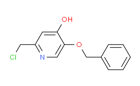 CAS No. 1105193-30-3, 5-(Benzyloxy)-2-(chloromethyl)pyridin-4-ol