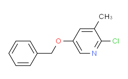CAS No. 74650-80-9, 5-(Benzyloxy)-2-chloro-3-methylpyridine
