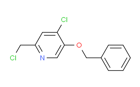 CAS No. 62811-98-7, 5-(Benzyloxy)-4-chloro-2-(chloromethyl)pyridine