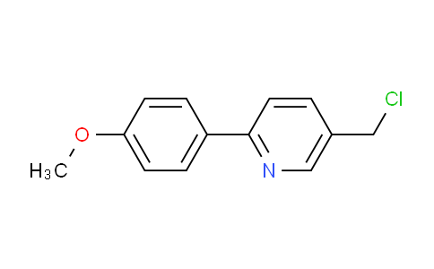 CAS No. 886361-72-4, 5-(Chloromethyl)-2-(4-methoxyphenyl)pyridine