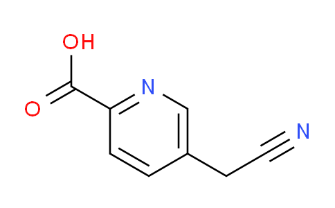 CAS No. 1221791-92-9, 5-(Cyanomethyl)picolinic acid
