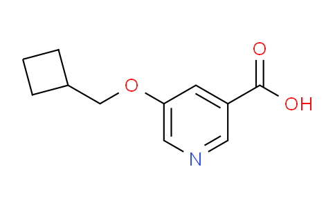 CAS No. 1385696-52-5, 5-(Cyclobutylmethoxy)nicotinic acid