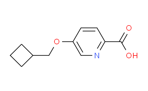 CAS No. 1286777-07-8, 5-(Cyclobutylmethoxy)picolinic acid