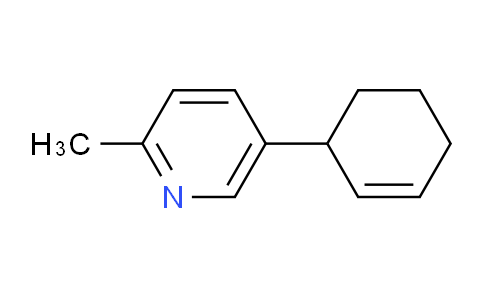 CAS No. 1187163-28-5, 5-(Cyclohex-2-en-1-yl)-2-methylpyridine