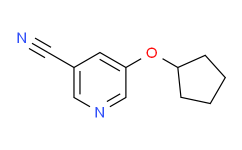 CAS No. 1394936-59-4, 5-(Cyclopentyloxy)nicotinonitrile