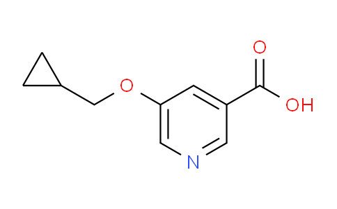 CAS No. 1385696-61-6, 5-(Cyclopropylmethoxy)nicotinic acid