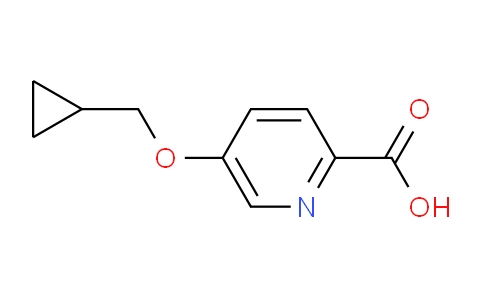CAS No. 1266787-40-9, 5-(Cyclopropylmethoxy)picolinic acid
