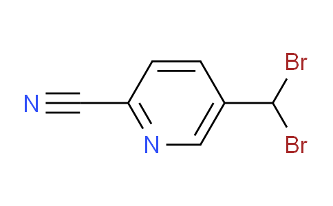 CAS No. 1379354-76-3, 5-(Dibromomethyl)picolinonitrile