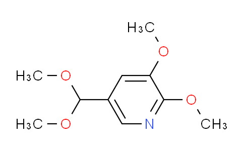 CAS No. 1138443-97-6, 5-(Dimethoxymethyl)-2,3-dimethoxypyridine
