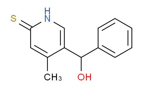 CAS No. 1355193-35-9, 5-(Hydroxy(phenyl)methyl)-4-methylpyridine-2(1H)-thione