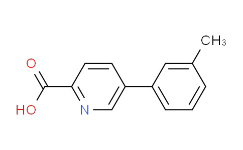 CAS No. 1226205-54-4, 5-(m-Tolyl)picolinic acid