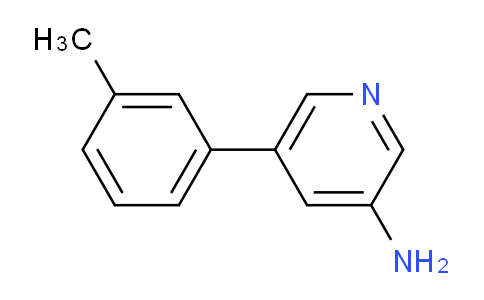 CAS No. 1226158-54-8, 5-(m-Tolyl)pyridin-3-amine