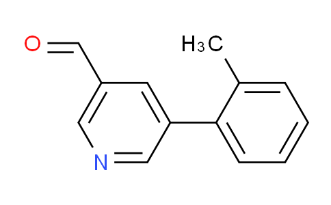 CAS No. 887973-89-9, 5-(o-Tolyl)nicotinaldehyde