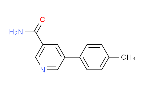 CAS No. 1346691-48-2, 5-(p-Tolyl)nicotinamide