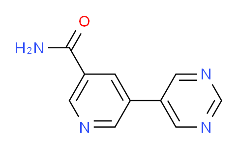 CAS No. 1346687-33-9, 5-(Pyrimidin-5-yl)nicotinamide