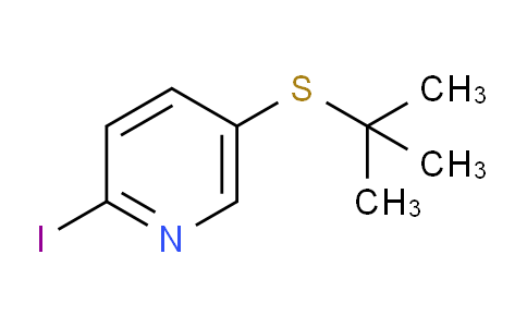 CAS No. 1355238-93-5, 5-(tert-Butylthio)-2-iodopyridine
