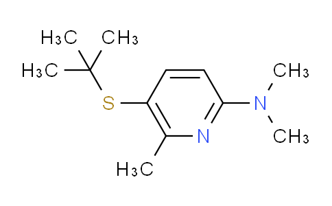 CAS No. 1355200-91-7, 5-(tert-Butylthio)-N,N,6-trimethylpyridin-2-amine