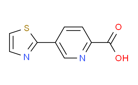 CAS No. 1174322-64-5, 5-(Thiazol-2-yl)picolinic acid
